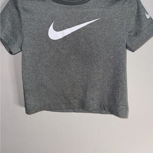 Nike Kids Charcoal Gray Tee